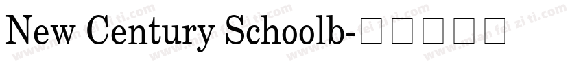 New Century Schoolb字体转换
